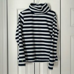 Dudley Stephens Park Slope turtleneck in navy/white stripe